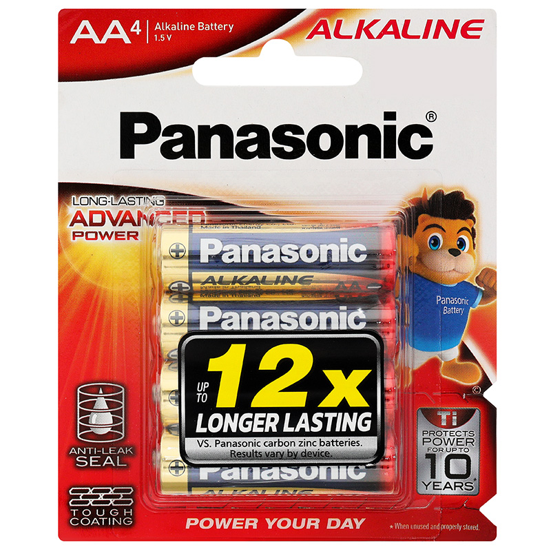 Pin Panasonic Alkaline AA LR6T/2B-V vỉ 2 viên - 9